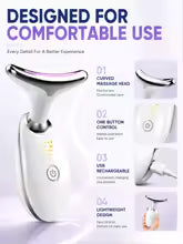 NeckGlo™ Face & Neck LED Beauty Massager